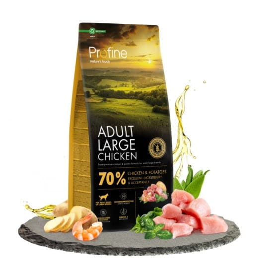 12kgs-adulte-large-au-poulet-profine-croquettes-chien.jpg Croquettes pour grand chien adulte Profine Adulte Large Breed Poulet & Pomme de terre - 12 kg – Image 1