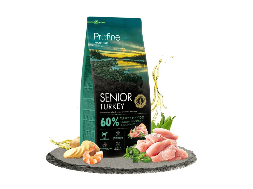 12kgs-senior-a-la-dinde-profine-croquettes-super-premium.png Croquettes super premium pour chien senior Profine Dinde & Pomme de terre - 12 kg – Image 1