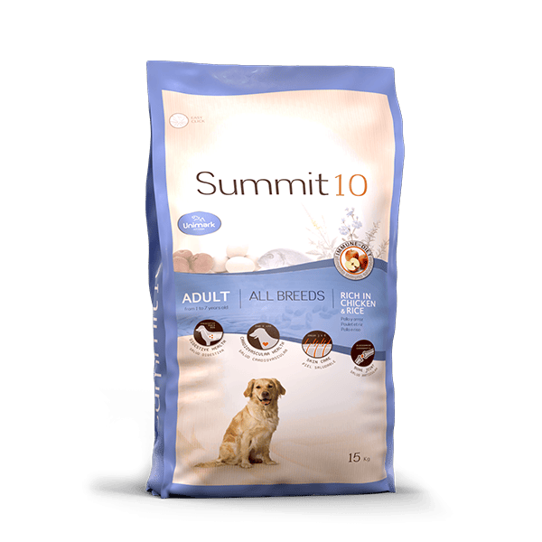 15kgs-poulet-riz-maintenance-pour-chien-adulte-croquette-summit10.png Croquettes pour chien adulte Summit 10 Maintenance Poulet & Riz (26/14) - 15 kg – Image 1