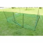 Enclos filet de clôture pour animaux H 125 cm x L 12 m avec porte intégrée