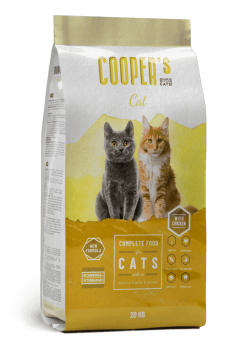 20kgs-3012-cooperS-cat-croquette-pour-chat-adulte.png Croquettes pour chat adulte Cooper's Cat (30/12) - 20 kg – Image 1