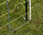 Piquet de renfort d'angle rigide 95-120 cm pour filet de clôture (mouton, poule)
